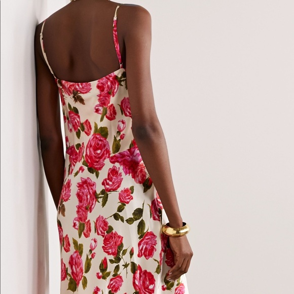 COPY - L'AGENCE Rose Slip 100% Silk Size 6 - Picture 2 of 4